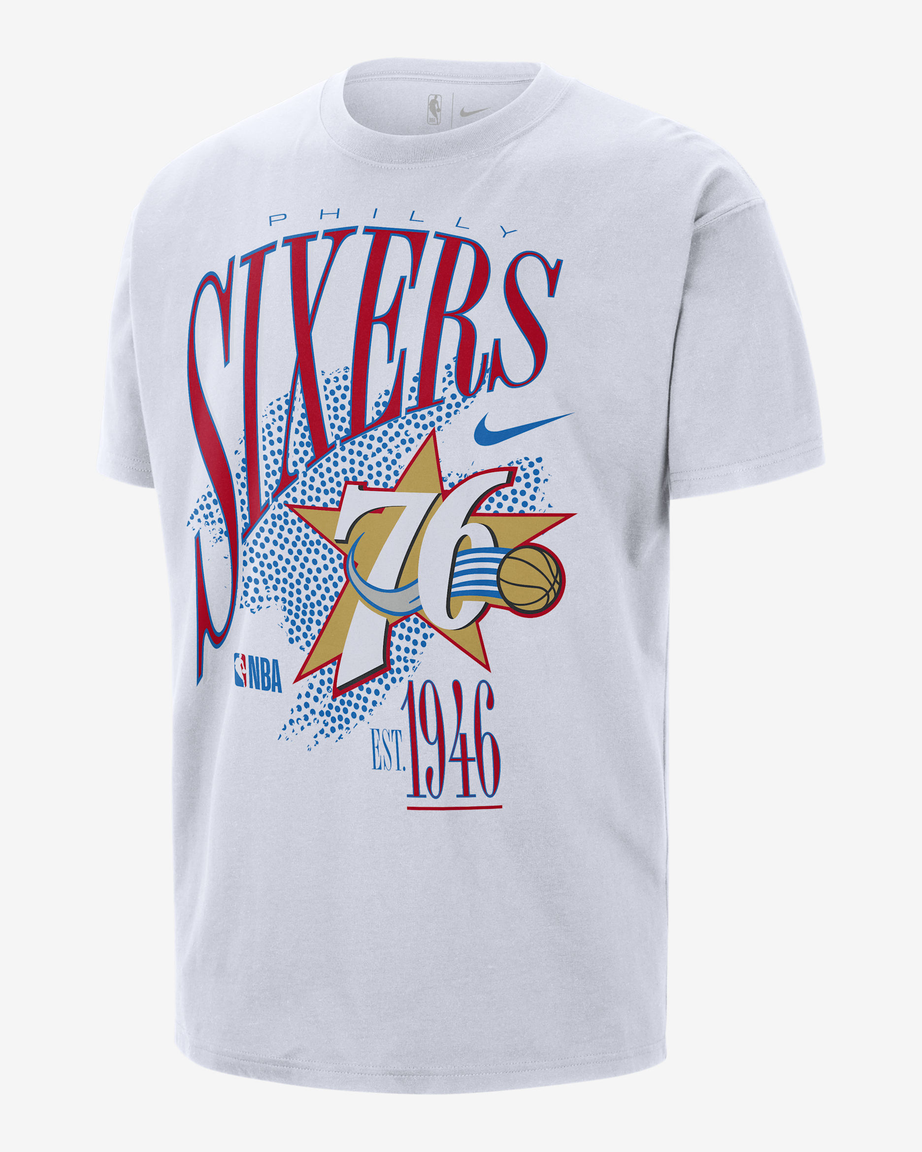 NBA ユニフォーム　76ers Hardwood Classics Philadelphia 76ers Hardwood Classics Men's Nike NBA T-Shirt